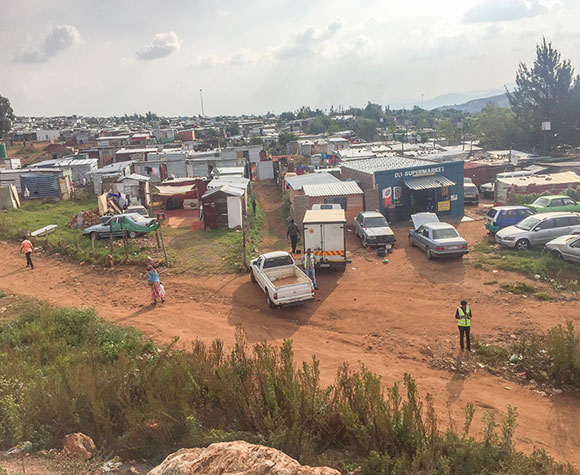 Itireleng Shack Marking Project field activity